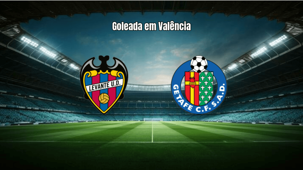 Levante vence Getafe por 3 a 0 com expulsão em La Liga