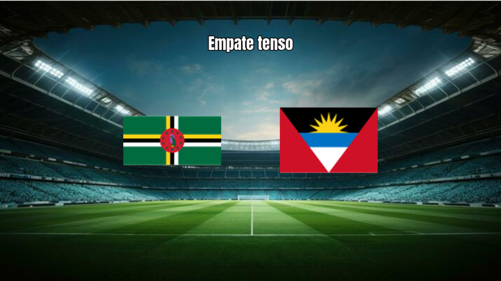 Dominica W e Antigua e Barbuda W empatam em 1-1 nas Eliminatórias
