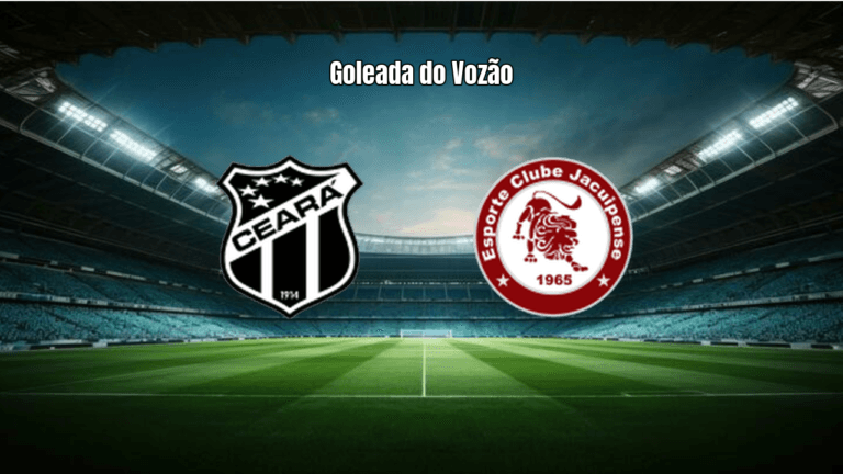 Ceará goleia Jacuipense por 4 a 1 na Copa do Nordeste