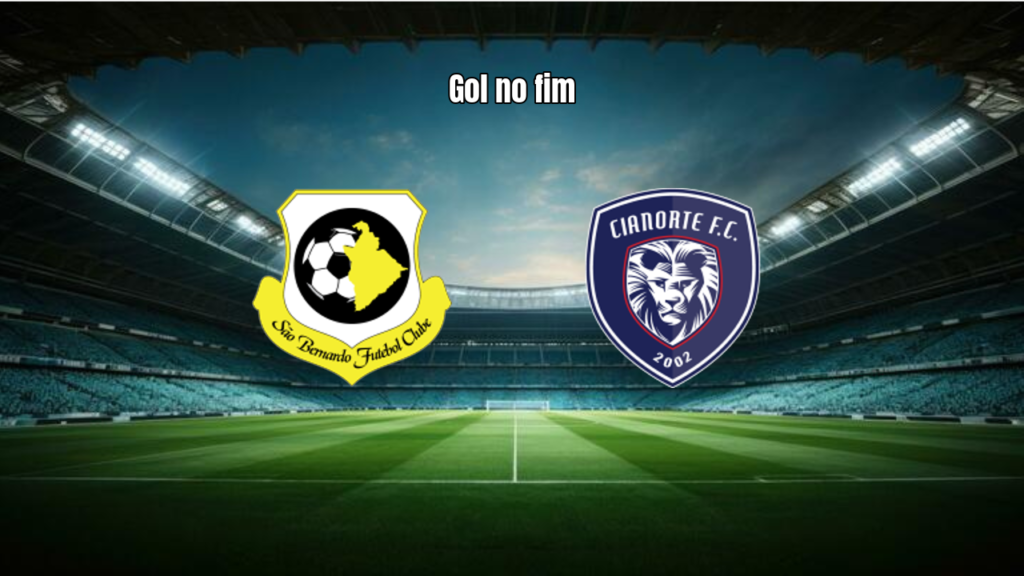 Cianorte vence São Bernardo por 1x0 na Copa Sul-Sudeste