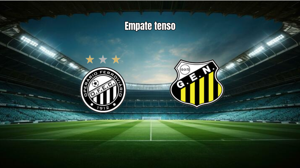 Operário-PR e Novorizontino empatam na Copa Sul-Sudeste