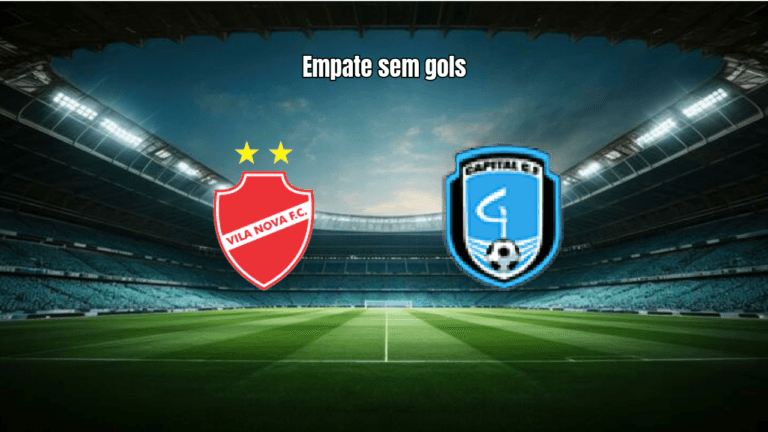 Vila Nova e Capital Brasília empatam sem gols na Copa Centro-Oeste
