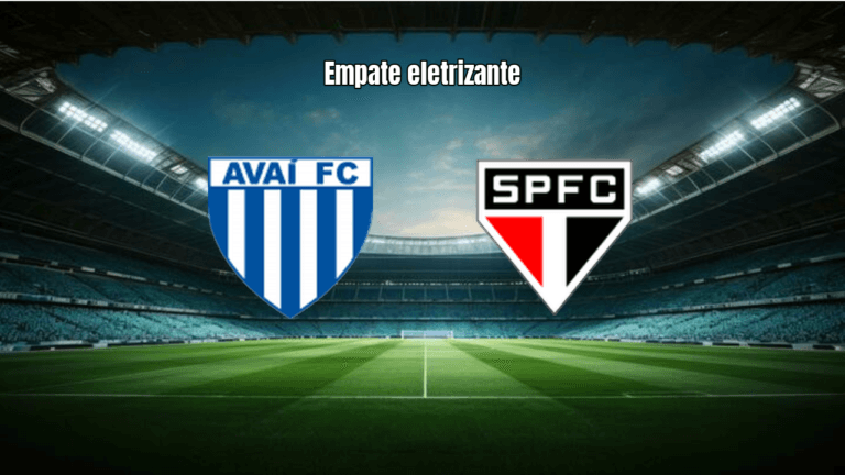 Avaí U20 e São Paulo U20 empatam em 3-3 em jogo eletrizante