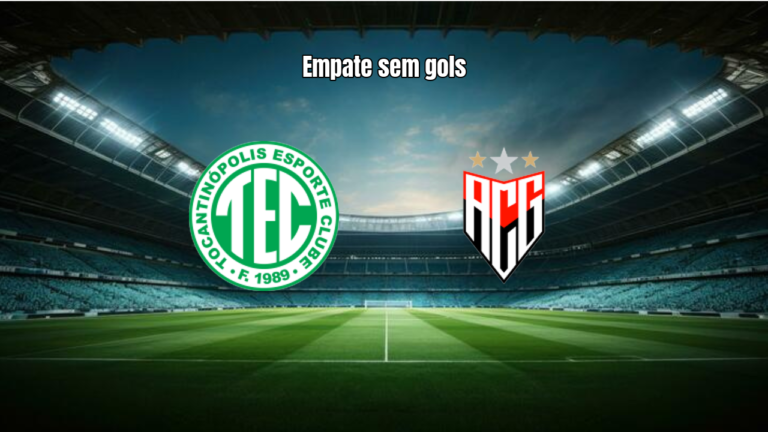 Tocantinópolis e Atlético-GO empatam sem gols na Copa Centro-Oeste