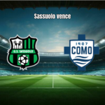 Sassuolo vence Como por 2 a 1 em jogo eletrizante da Serie A