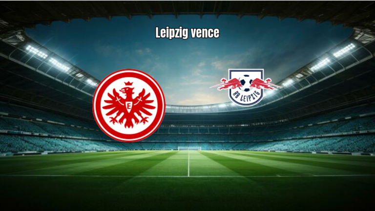 RB Leipzig vence Eintracht Frankfurt por 3 a 1 na Bundesliga