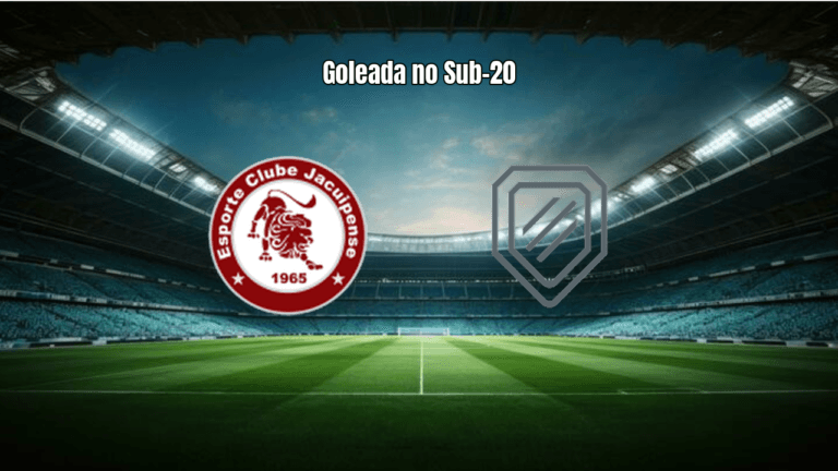 Jacuipense U20 goleia Redenção por 4 a 1 no Baiano Sub-20
