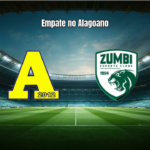 Aliança AL e Zumbi empatam em 1 a 1 no Alagoano - 2ª Divisão