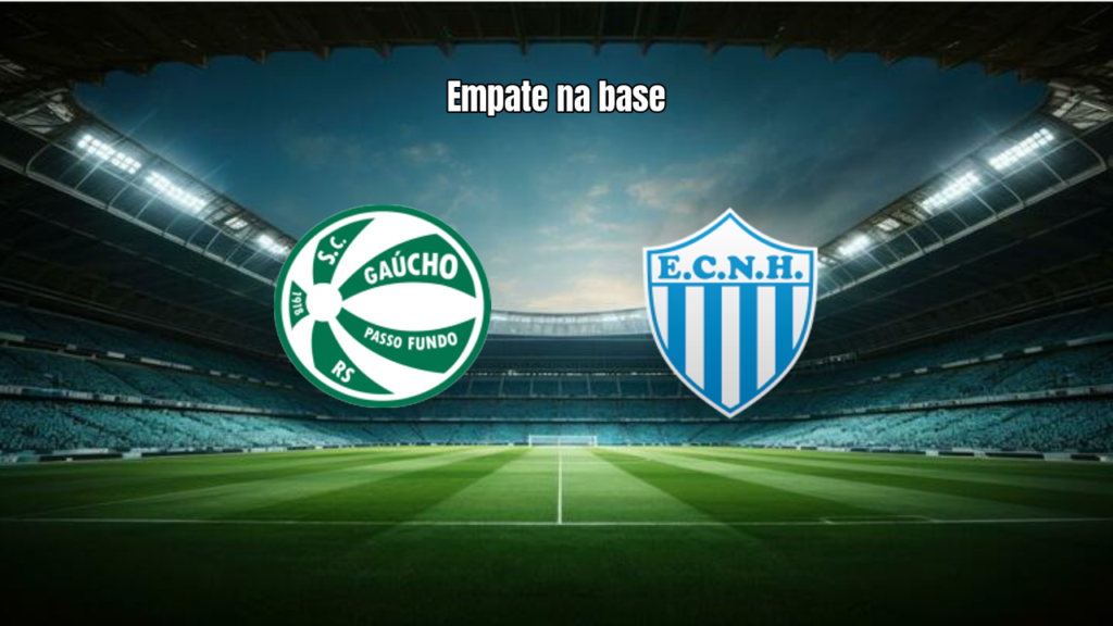 SC Gaucho e Novo Hamburgo empatam em 1-1 no Estadual Junior U20