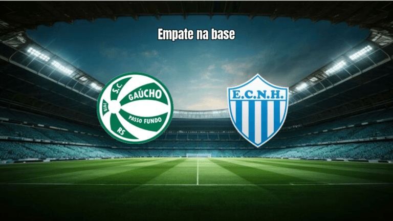 SC Gaucho e Novo Hamburgo empatam em 1-1 no Estadual Junior U20