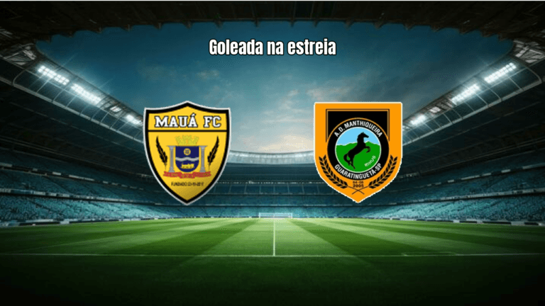 Maua goleia Manthiqueira por 3 a 0 na estreia da Série B Paulista