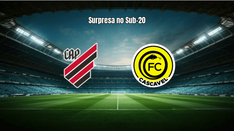 Cascavel U20 surpreende Athletico PR e vence no Paranaense Sub-20