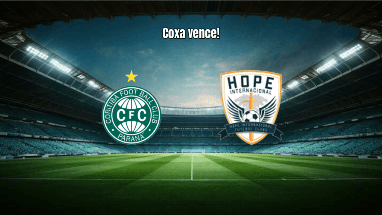 Coritiba U20 vence Hope Internacional por 3 a 1 no Paranaense Sub-20