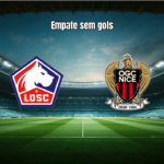 Lille e Nice empatam sem gols em jogo truncado da Ligue 1