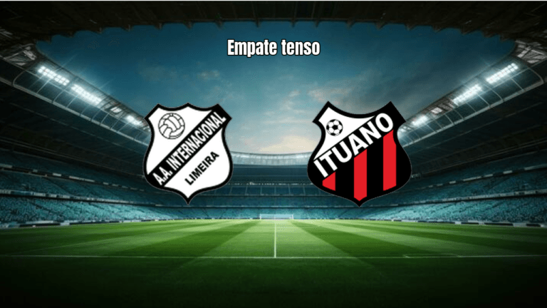 Inter de Limeira e Ituano empatam em 1 a 1 na Série C do Brasileirão