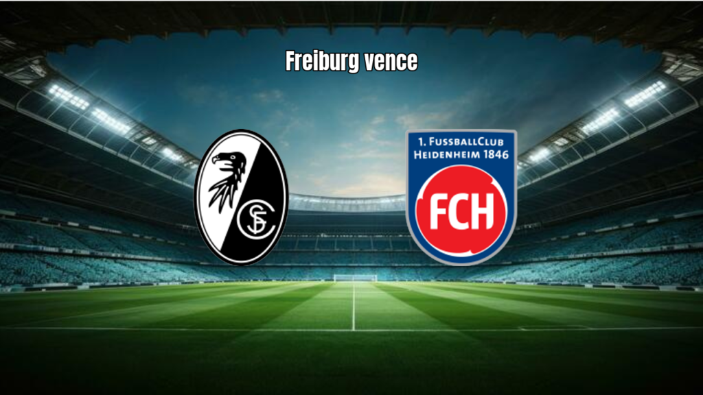 Freiburg vence Heidenheim por 2 a 1 em jogo decisivo da Bundesliga