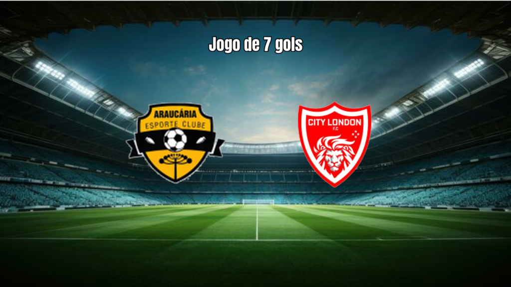 City London U20 vence Araucaria por 4 a 3 em jogo eletrizante