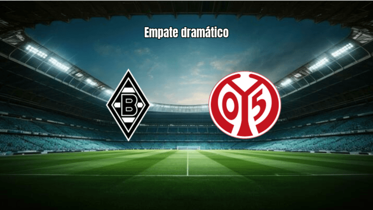 Borussia Mönchengladbach 1-1 Mainz: Empate nos acréscimos na Bundesliga