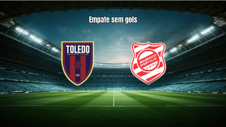 Toledo e Rio Branco PR empatam sem gols no Paranaense - 2