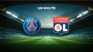 Lyon surpreende PSG no Parc des Princes com vitória por 2 a 1