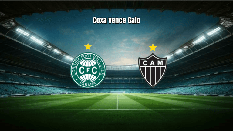 Coritiba vence Atlético-MG por 2 a 0 na 12ª rodada da Série A