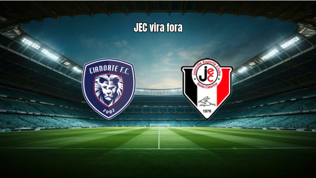 Cianorte 1-2 Joinville: JEC vira no Paraná na Série D