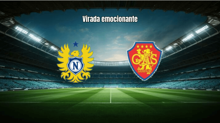 Nacional AM vira sobre o GAS e vence por 3 a 2 na Série D