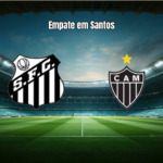 Santos W e Atlético-MG W empatam em 1 a 1 no Brasileiro Feminino