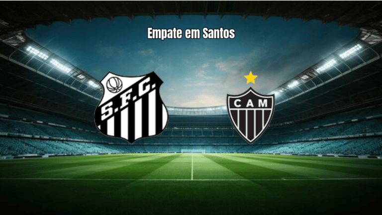 Santos W e Atlético-MG W empatam em 1 a 1 no Brasileiro Feminino