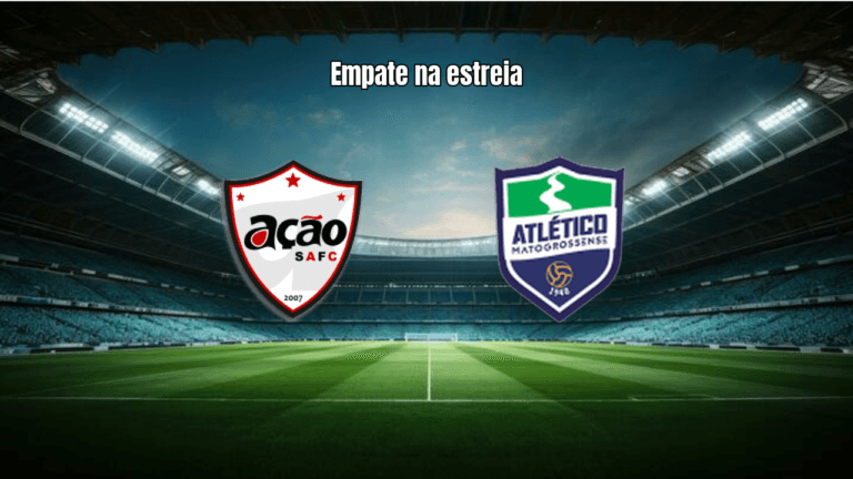 Ação e Atlético-MT empatam em 2 a 2 na estreia do Matogrossense 2
