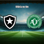 Botafogo vence Chapecoense por 1 a 0 na Copa do Brasil com gol no fim