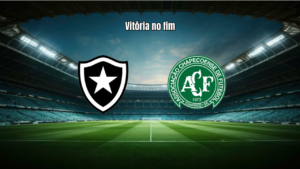 Botafogo vence Chapecoense por 1 a 0 na Copa do Brasil com gol no fim