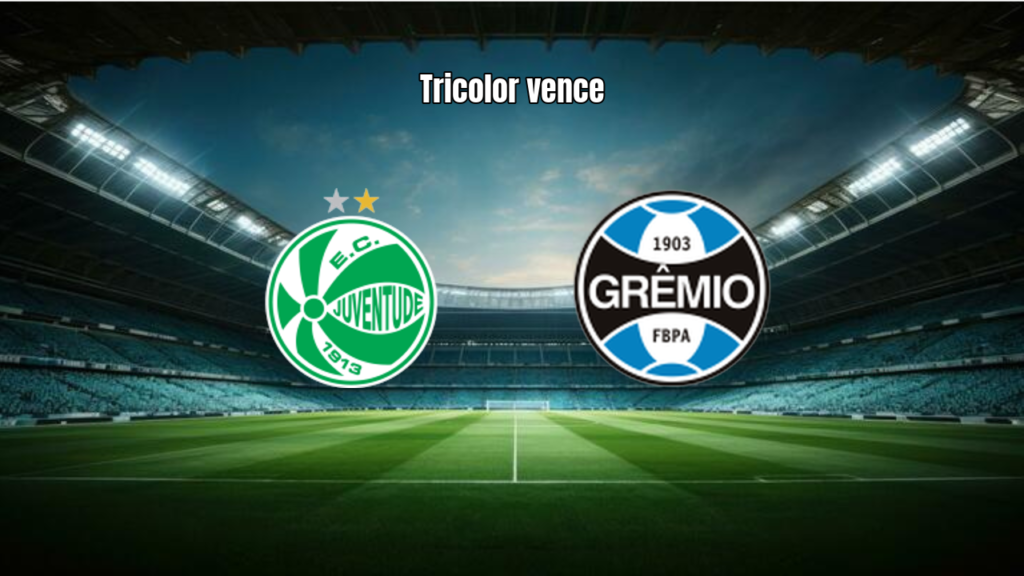 Grêmio U20 vence Juventude por 3 a 1 no Brasileiro Sub-20