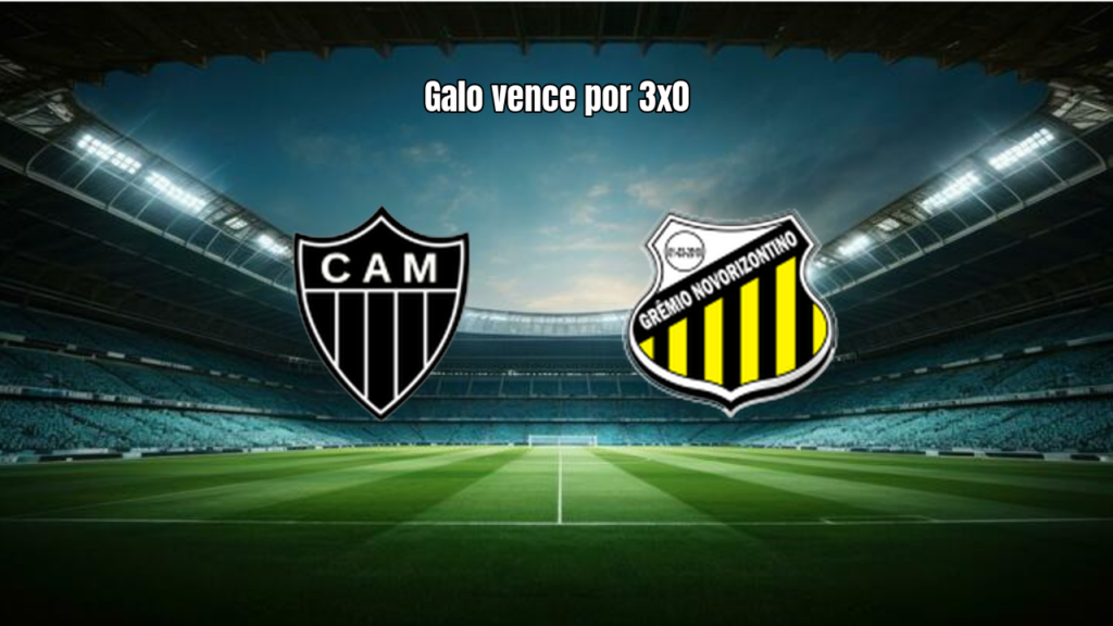 Atlético Mineiro U20 vence Novorizontino por 3 a 0 no Brasileiro Sub-20