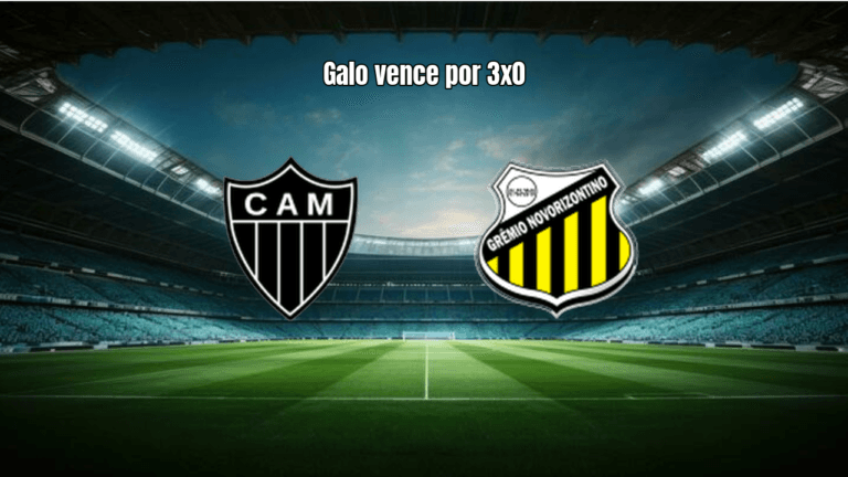 Atlético Mineiro U20 vence Novorizontino por 3 a 0 no Brasileiro Sub-20