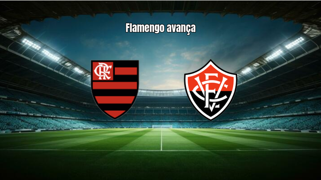 Flamengo vence Vitoria por 2 a 1 e avança na Copa do Brasil