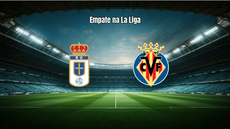 Oviedo e Villarreal empatam em 1 a 1 pela La Liga