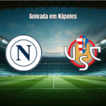 Napoli domina Cremonese e vence por 4 a 0 em casa