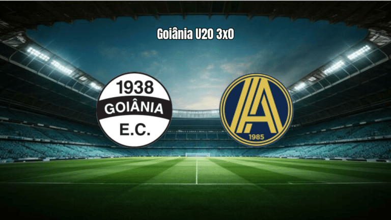 Goiânia U20 3x0 Aparecidense U20: Destaques da Partida