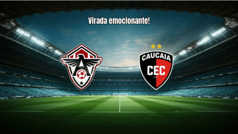 Atlético Cearense U20 vira sobre Caucaia U20 na base cearense