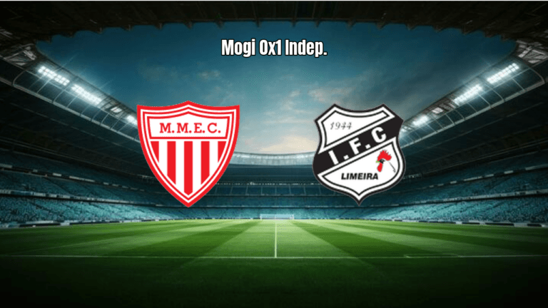 Mogi Mirim 0x1 Independente SP: Destaques da Partida