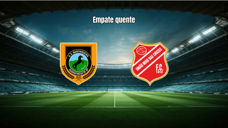 Manthiqueira 2x2 União Mogi: Destaques do Jogo na Paulista Série B