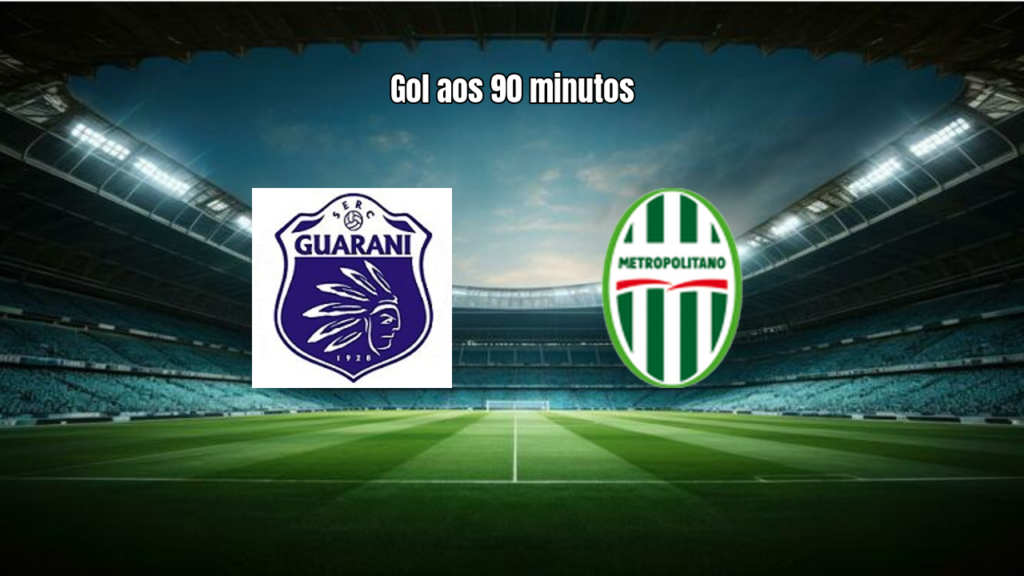 Guarani de Palhoça 0x1 Metropolitano: Gol Tardio Decidi