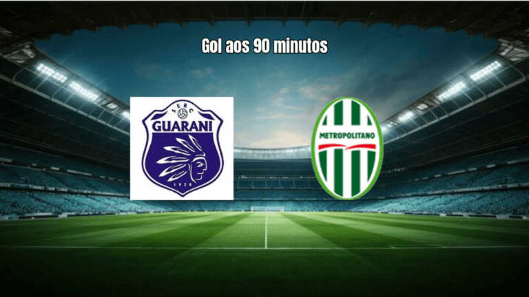 Guarani de Palhoça 0x1 Metropolitano: Gol Tardio Decidi