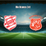 Rio Branco PR vence Prudentópolis por 3 a 1 no Paranaense