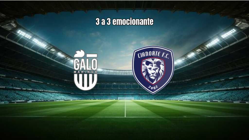 Galo Maringá U20 3x3 Cianorte U20: Destaques da Partida