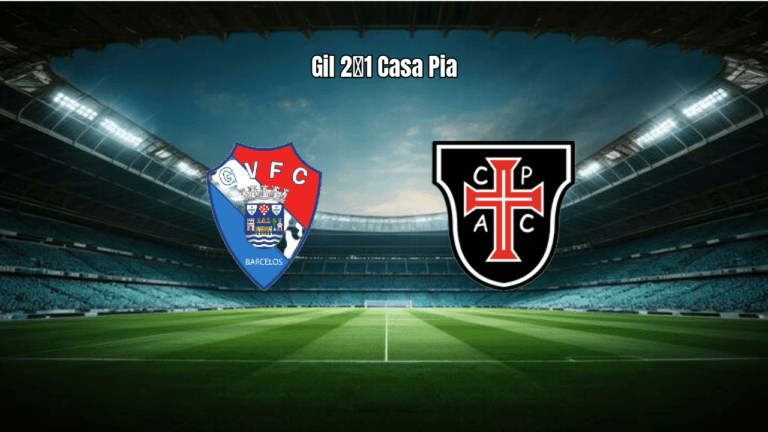 Gil Vicente 2x1 Casa Pia: Murilo brilha em Barcelos