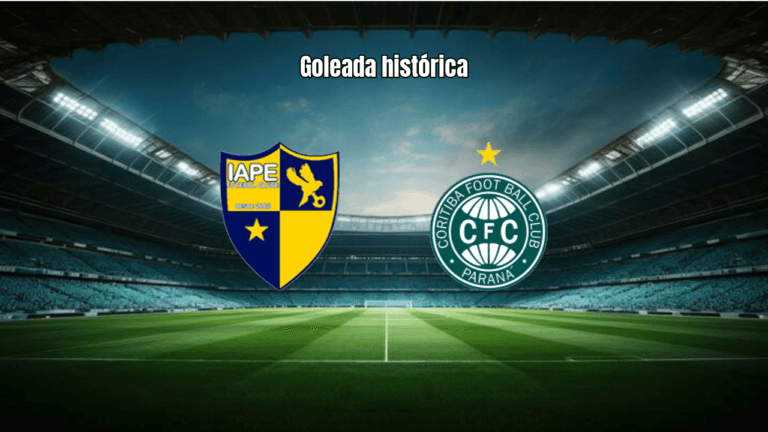 IAPE U17 0x6 Coritiba: Goleada nas Quartas da Copa do Brasil