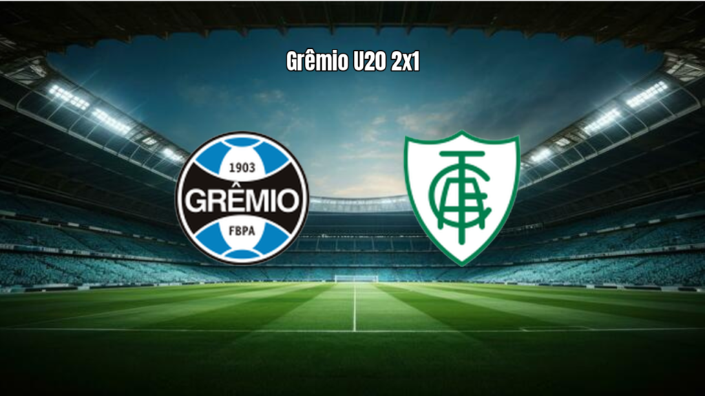 Grêmio U20 vence América Mineiro U20 por 2 a 1 no Brasileiro