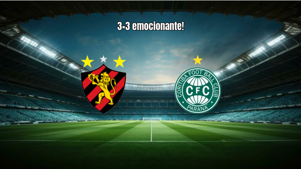 Sport Recife U20 3×3 Coritiba U20: Destaques do Jogo